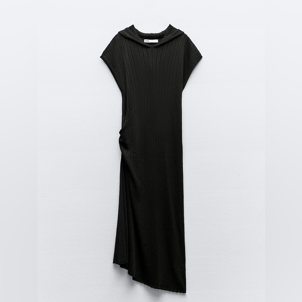 Zara hooded long tunic